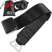 LexAuto Airplane Seat Belt Extender set │Southwest Airlines │FAA Approved Seatbelt Extender 7-24" │ Leather Bag and Double-sided Sleep mask │ Type B