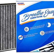 Spearhead Premium Breathe Easy Cabin Filter, Up to 25% Longer Life w/Activated Carbon (BE-285)
