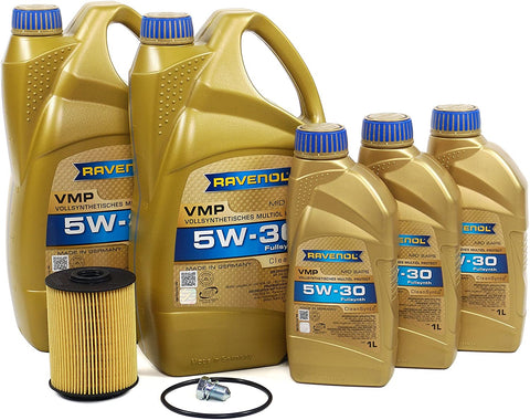 Blau J1A5101 Motor Oil Change Kit - Compatible with 2004-05 VW Phaeton w/ 12 Cylinder 6.0L Engine