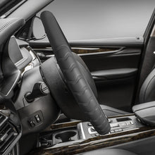FH Group FH2006GRAY Steering Wheel Cover Microfiber Embossed Leather Gray Will Fit Most Cars, Trucks and SUVs Standard Size 14.5” – 15.5”