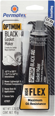 Permatex 27037 Optimum Black Gasket Maker 3.35 oz, 3.35 Fluid_Ounces