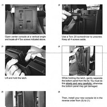 erushautoparts Center Console lid Repaid kit for Chevy GMC Pick ups/SUVs Fit with Split Bench seat only