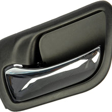 Dorman 79542 Front Driver Side Interior Door Handle for Select Honda Models, Black and Chrome