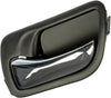 Dorman 79542 Front Driver Side Interior Door Handle for Select Honda Models, Black and Chrome