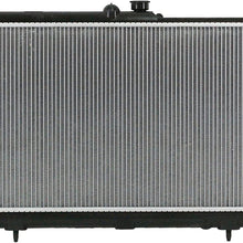 Radiator - Pacific Best Inc Fit/For 2676 03-06 Mitsubishi Lancer Evolution Manual Transmission Plastic Tank Aluminum Core