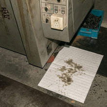 Aain(R) LT011 White Absorbing Heavy Weight Oil-Only Absorbent Mat Pad, Heavy Weight Polypropylene Absorbent Pad, 20" Length x 15" Width, White