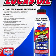 Lucas Oil 10016 Complete Engine Treatment,16 fl. oz (6)