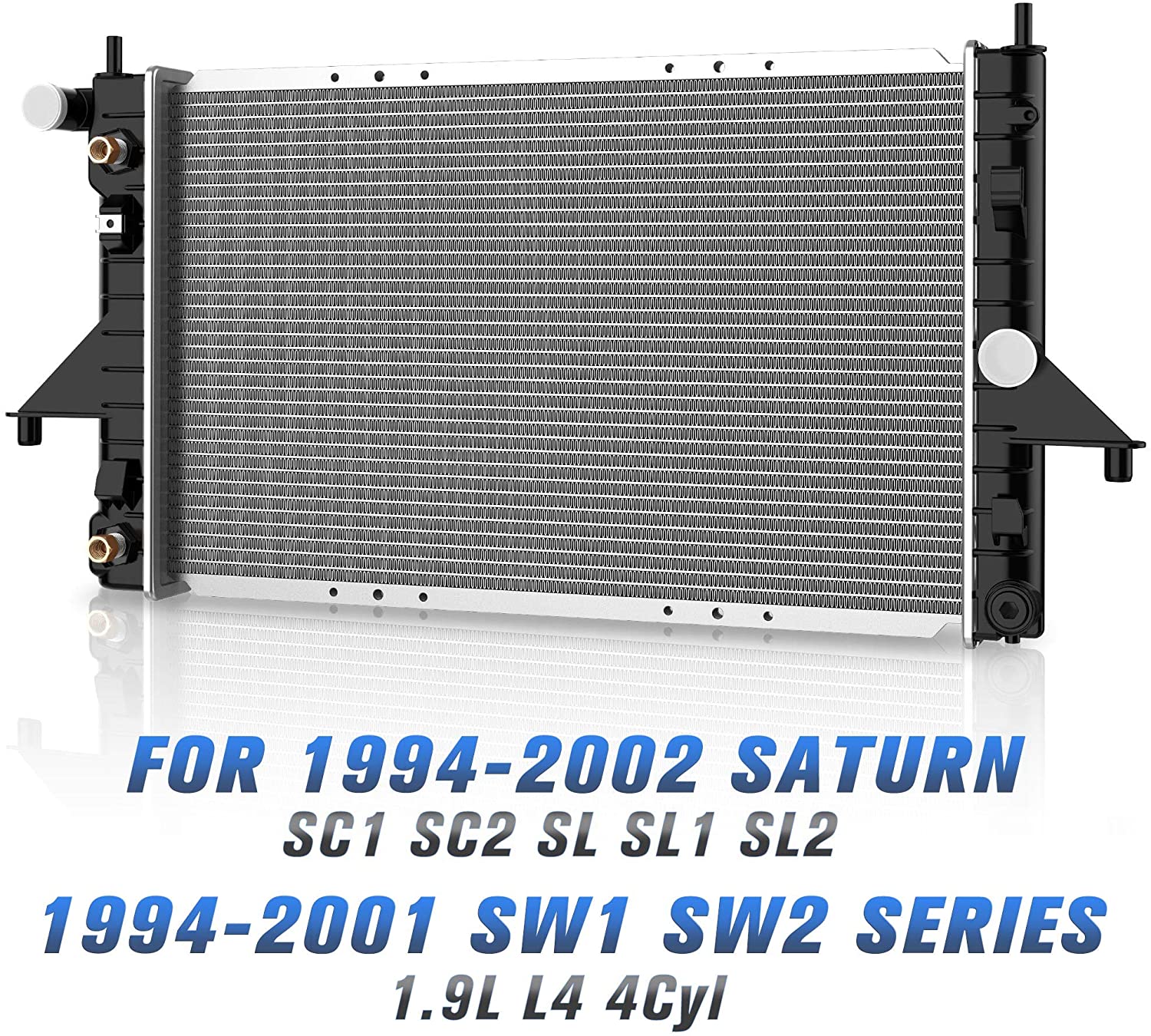 DWVO 完全ラジエーター 1994-2002 Saturn SC1 SC2対応 1994-2002