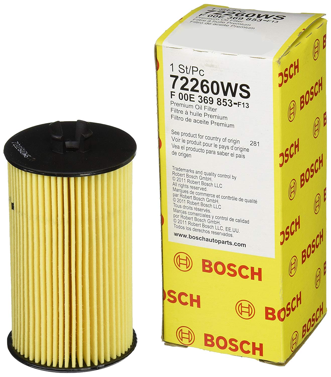 Bosch 72260WS / F00E369853 Workshop Engine Oil Filter