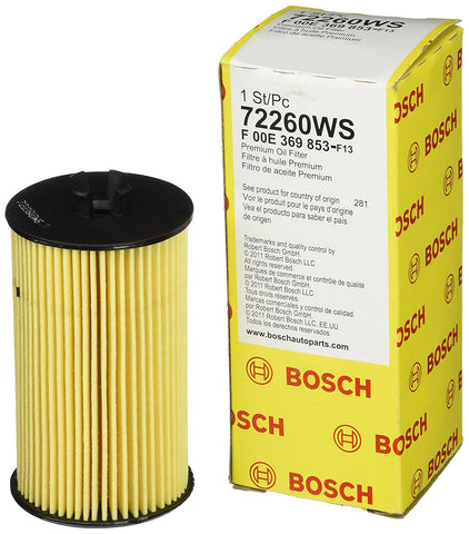 Bosch 72260WS / F00E369853 Workshop Engine Oil Filter