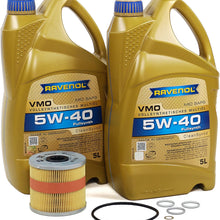 Blau J1A5107-A Motor Oil Change Kit - Compatible with 1997-99 Audi A8 w/ 8 Cylinder 3.7L Engine - 5w40