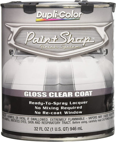 Dupli-Color EBSP30000 Clear Coat Paint Shop Finish System - 32 oz., Clear Gloss