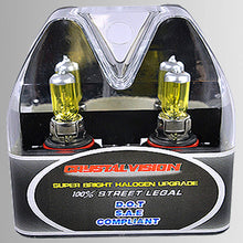 ICBEAMER 2pcs H10 9140 9145 12V 42W Direct Plugin Can Replace OEM Auto Factory Halogen Fog Light Bulbs [Yellow]