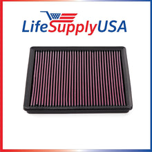 LifeSupplyUSA 10 Pack Replacement Air Filter Compatible with 2007-2017 Ford/Lincoln Truck Trucks and SUV V6/V8/V10 Filter