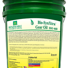 Renewable Lubricants Bio-SynXtra ISO 460 EP Gear Oil, 5 Gallon Pail