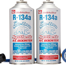 InterDynamics Sub-Zero R-134a ReChill Kit Synthetic A/C Booster (2 x 17 oz.)