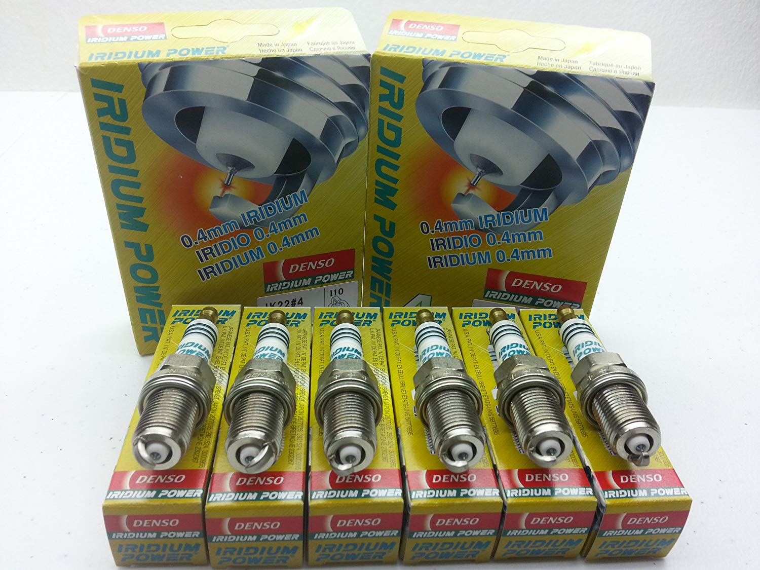 6 New DENSO Iridium Spark Plugs IK16 # 5303