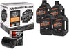 Maxima Racing Oils Black 90-069014B Quick Evo-Sportster Mineral 20W-50 Filter Engine Oil Change Kit, 128. Fluid_Ounces