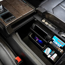 MX Auto-Salient Console Organizer for Select Ford Trucks & SUVs-Compatible with |Ford F150 (2015-2020) | F250, F350, Raptor (2017-2020) | Expedition (2018-2020) | Fits ONLY Vehicle w Bucket Seats