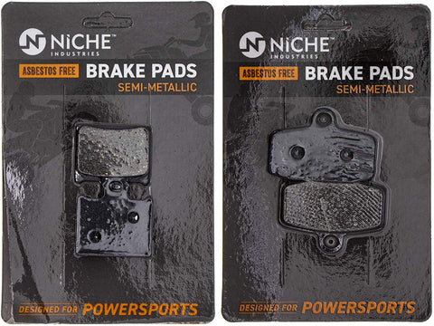 NICHE Brake Pad Set For KTM 85 SX 200 XCW TC 85 17-14 19-16 Repalces 47013090300 47013030000 Complete Semi-Metallic