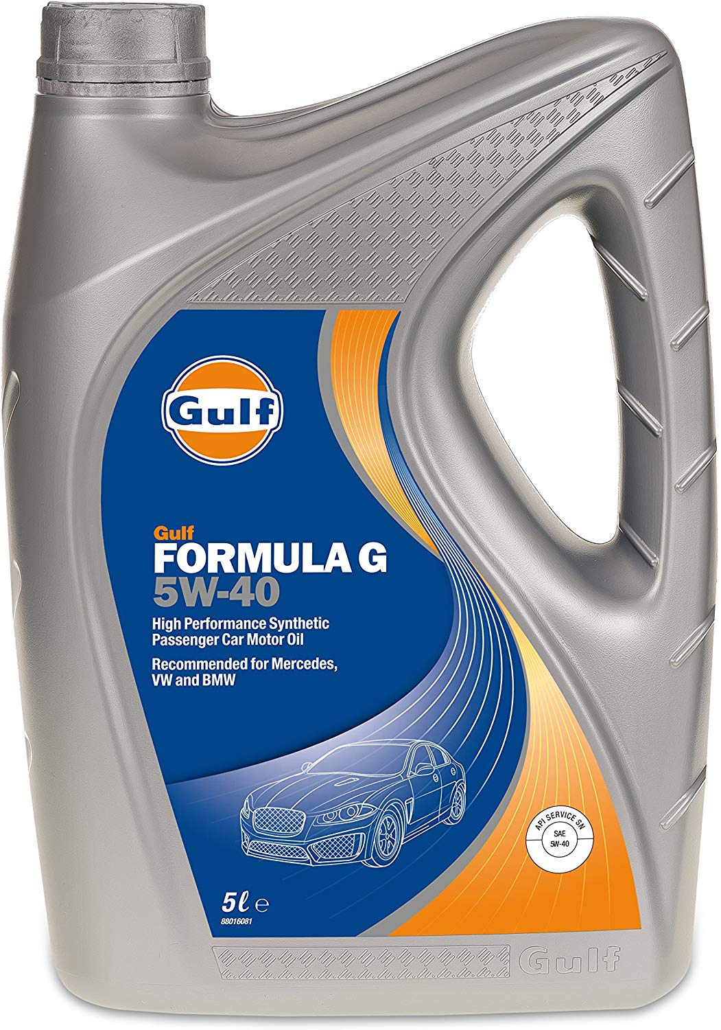 5L Gulf Formula G 5W-40 Fully Synthetic Oil