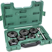 SATA 8-Piece End Cap Oil Filter Wrench (72T Ratchet) - ST09703U