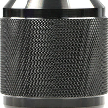 Shift Solutions Co. BK-SK Weighted Knurled Shift Knob (Brushed Black (PVD))