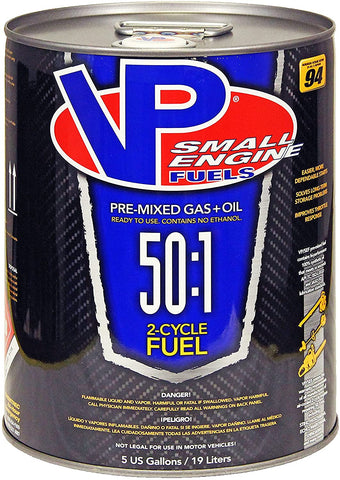 VP Small Engine Fuels 6232 Ethanol-Free JASO-FD 50:1 2-Cycle Fuel - 5 gal