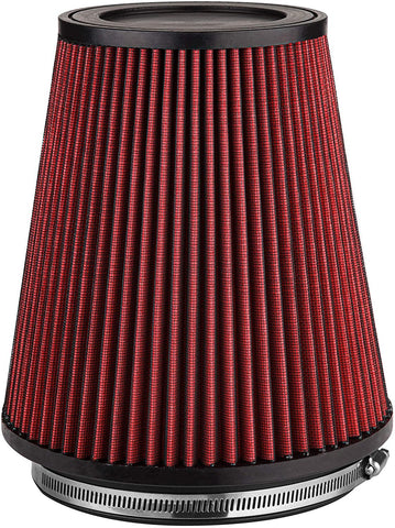 Cartman Universal Clamp-On Engine Air Filter, Washable, Neck: 5.98