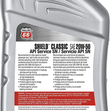Phillips 66 1074868 Blend Motor (Shield Choice Synthetic Oil 20W50-1 Quart), 32. Fluid_Ounces