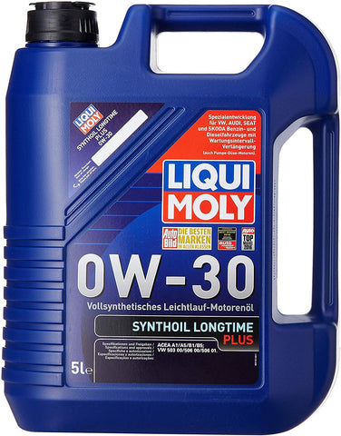 Liqui Moly (1151) 0W-30 Longtime Plus Synthetic Engine Oil - 5 Liter Jug