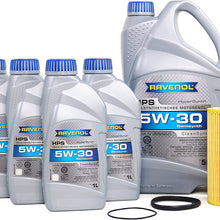 Blau J1A5095-B Motor Oil Change Kit - Compatible with 2011-12 VW Touareg w/ 6 Cylinder 3.0T Engine 5w30