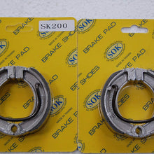 FRONT&REAR BRAKE SHOES+SPRINGS for YAMAHA PW 50 Y-Zinger Mini 1984-1912 PW50 PW50E (SK200WS x2)