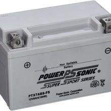 Power-Sonic (PTX7ABS-FS) Sealed Maintenance Free Powersport Battery
