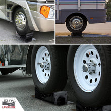 EZ RV Leveler - Curved RV/Camper/Trailer Leveling Blocks - Don't Mess with a Guess…….use The for a Level Trailer on The First Try! (for Single Axles)