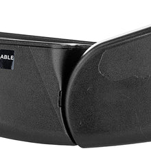 Left Driver Side Mirror for Chevy Avalanche Silverado GMC Sierra 1500 2500 (1999 2000 2001 2002) Chrome Non-Heated Power Operated Folding Outside Rear View Door Mirror - GM1320174
