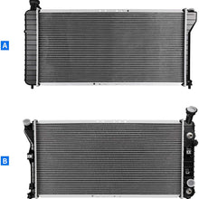 Complete Radiator Compatible with 2000-2003 Chevy Impala, 2000-2003 Chevy Monte Carlo, 2000-2005 Buick Century, 2000-2004 Buick Regal 3.1L 3.4L 3.8L V6 DWRD1009