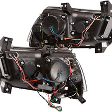 Spyder 5074195 Dodge Charger 11-14 Projector Headlights - Halogen Model Only (Not Compatible With Xenon/HID Model) - Light Tube DRL - Chrome - High H1 (Included) - Low H7 (Included)