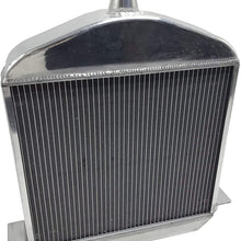 JSD G181A Aluminum Racing Radiator fits 1917-1927 Ford T Bucket 2 Row Single Pass