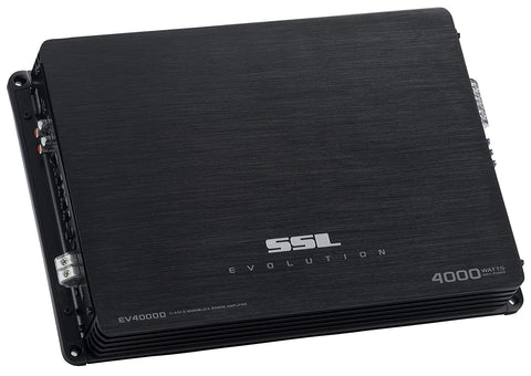 Sound Storm EV4000D Evolution 4000 Watt, 1 Ohm Stable Class D Monoblock Car Amplifier with Remote Subwoofer Control