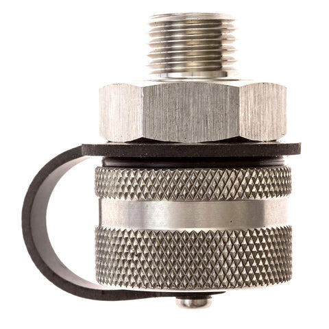 ValvoMax Oil Drain Valve - No Tools, No Mess, Fast Drain - for M12-1.75 - Stainless Drainer