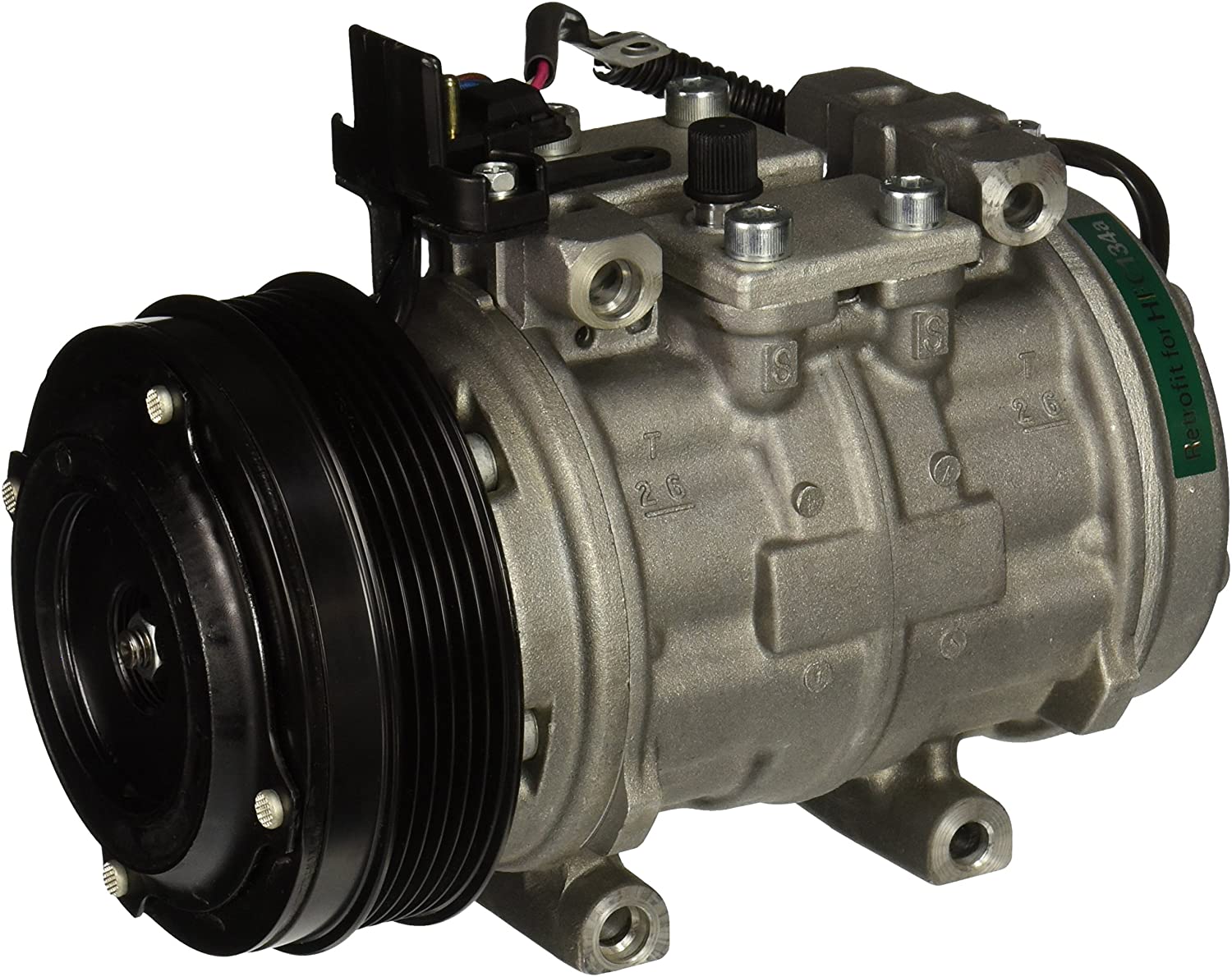 Denso 471-1228 New Compressor with Clutch