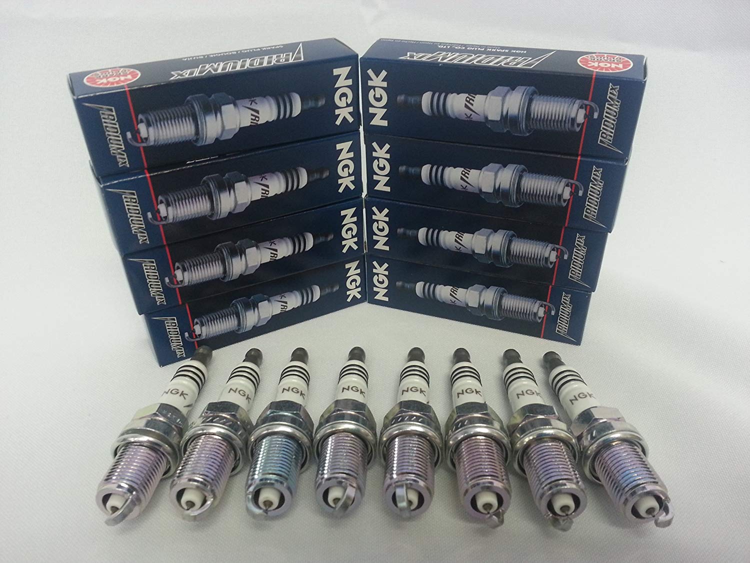 8 New NGK Iridium IX Spark Plugs TR55IX # 7164
