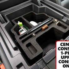 Red Hound Auto Center Console Organizer 1 Piece Upper Armrest Only Insert Compatible with Chevy Chevrolet GMC Silverado Sierra 1500 2500 2015 2016 2017 2018 Black Made in USA Fold Down Console Only
