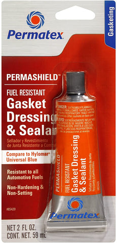 Permatex 85420 Permashield Fuel Resistant Gasket Dressing & Sealant, 2 oz Tube