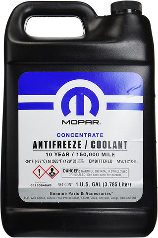 Genuine Chrysler 68163848AB Coolant Antifreeze