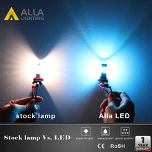 Alla Lighting H10 LED Fog Light Bulb, 9145 9140 9040 9045 ETI 56-SMD 3800 Lumens Extremely Super Bright Cars Trucks 9145 CANBUS LED Lights, 8000K Ice Blue