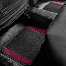FH Group F14407BURGUNDY Premium Full Set Carpet Floor Mat (Sedan and SUV with Driver Heel Pad Burgundy)