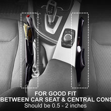 Matuku Car Console Organizer Gap Filler - Seat Gap Filler Car Seat Gap Organizer, Car Accessories Interior with Premium PU Leather, Car Pocket Organizer - Set of 2 for Phone Money Cards Keys Remote