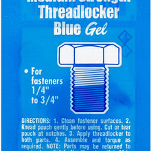 Permatex 24010-6PK Medium Strength Threadlocker Blue Gel, 10 g Gel Twist Applicator (Pack of 6)